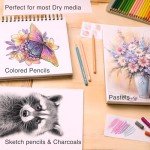 Artisto 9x12 Premium Sketch Book Set, Spiral Bound, Pack of 2, 200 Sheets (100g/m2), Acid-Free Drawing Paper, Ideal for Kids, Teens & Adults.