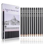 GETHPEN Sketch Pencils for Drawing,12 Pack, Graphite Pencils for Drawing, Art Pencils for Drawing and Shading, Shading Pencils for Sketching