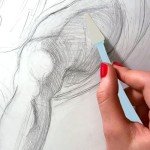 2 Sets 44pcs Paper Art Blenders Sketch Drawing Tools, Erase Sponge Wiper Pencils for Students Artist Charcoal Sketch Drawing Tools