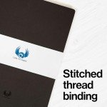 Leda Art Supply Large Sketchbook 160 Pages Softbound Cover Sketchbook for Artists - Leather Drawing Notebook for All, Ideal for Ink, Water Color, Pen, Pencils | 7 x 10 inch Art Journal