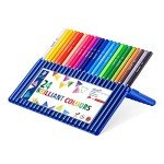 Staedtler Ergosoft Colored Pencils, Set of 24 Colors in Stand-up Easel Case (157SB24)