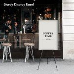 Artify Easel for Painting, Double-Tier Easel Stand, Adjustable Height from 22-66 Inches, Tripod for Painting and Display with Carrying Bag, 66 Inches, Black