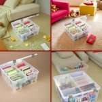 ArtBin Super Satchel Double Deep Compartment Box - Art Storage with 8 Removable Compartments, Smart Closure for Craft Supplies