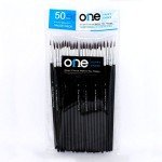 50 Pcs Pack of Synthetic Sable Fine Detail Paint Brushes Set for Miniature, Scale Model, Art Painting in Acrylic, Oil, Watercolor - Pointed Round (Size #0 Medium)