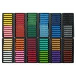 School Smart Square Chalk Pastels, Assorted Colors, Set of 144