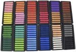 School Smart Square Chalk Pastels, Assorted Colors, Set of 144
