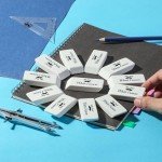 Mr. Pen- White Erasers for Drawing,12 Pack, Pencil Eraser Pencil Erasers for Kids, Art Erasers for Drawing