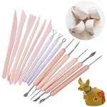 Artzuvs Polymer Clay Tools,25Pcs Pottery Sculpting Tools Set with Plastic Case for Ceramic Modeling Carving Kids Beginners