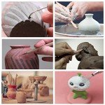 Artzuvs Polymer Clay Tools,25Pcs Pottery Sculpting Tools Set with Plastic Case for Ceramic Modeling Carving Kids Beginners