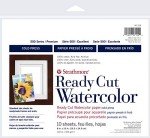 Strathmore 140-208 Ready Cut Watercolor, Cold Press, 8" x 10", White, 10 Sheets