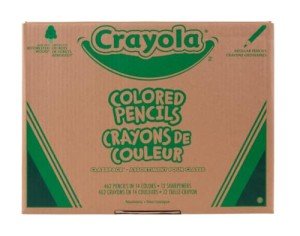 Crayola Colored Pencil Classpack (462ct), Bulk Colored Pencils, 14 Assorted Colors, School Supplies for Teachers, Ages 3+