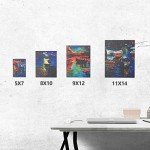 GOTIDEAL Canvas Boards for Painting Multi Pack, Primed 5x7, 8x10, 9x12, 11x14 Set of 28, White Blank Canvas Panel- 100% Cotton Artist Canvases Pack for Acrylic, Oil, Watercolor