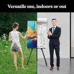 Portable Artist Easel Stand for Painting - Adjustable Height Painting Easel with Bag - Tabletop Art Easel for Painting Canvas Stand, Poster Stand & Wedding Signs Stand - Metal Tripod - 21x66 inches