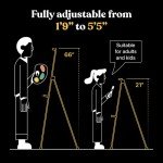 Portable Artist Easel Stand for Painting - Adjustable Height Painting Easel with Bag - Tabletop Art Easel for Painting Canvas Stand, Poster Stand & Wedding Signs Stand - Metal Tripod - 21x66 inches