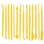 Clay Tools, 14-Piece DIY Plastic Polymer Carving Set Clay Kit Pottery Modeling for Carving, Styling, Embossing, Suitable Beginner