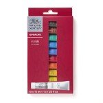 Winsor & Newton Gouache Paint Set, 10 Count, 12ml (0.4-oz) Tubes