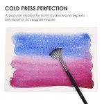 Fingraspuro Watercolor Paper Pad 9x12 Inch, 30 Sheets, 100% Cotton, Acid-Free, Cold Pressed, for Painting, Drawing, Art Journaling, Professional Artist Quality