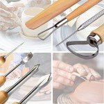 Clay Tools 40PCS Pottery Tools Clay Sculpting Tools Polymer Clay Tools Kit Ceramic Tools for DIY Handcraft Modeling Clay Carving Tools Set