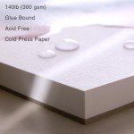 ARTISTO Watercolor Pads 9x12”, Pack of 2 (60 Sheets), Glue Bound, Acid-Free Paper, 140lb (300gsm), Perfect for Most Wet & Dry Media, Ideal for Beginners, Artists & Professionals