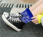 Chalier 5 Pairs Womens Famous Painting Art Printed Funny Casual Cotton Crew Socks, Art Painting B, Fits shoe size, mens 5-10, womens 6-11