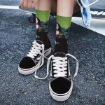 Chalier 5 Pairs Womens Famous Painting Art Printed Funny Casual Cotton Crew Socks, Art Painting B, Fits shoe size, mens 5-10, womens 6-11