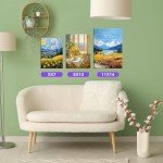 ESRICH Stretched Canvas for Painting, 24 Multi Pack 11x14, 8x10, 5x7(8 of Each) Blank Canvases for Painting, Primed Paint Canvas for Oil Paint, Acrylic Paint, for Beginners, Artists.