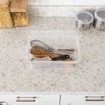 IRIS USA 6 Qt Clear Plastic Storage Bins with Lids, BPA-Free Stackable Containers for Organizing Shoes, Closet Shelves, Classroom & Teacher Supplies, Game Storage, 20 Pack