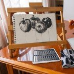 Dlicoda 24 Pcs Compressed Charcoal Sticks with Soft, Medium, Hard and White Charcoal - Premium Drawing Charcoal Kit for Drawing, Sketching and Shading - Art Supplies for Artists Beginners