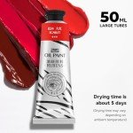 Paul Rubens Oil Paint, 20 Colors*50ml LargeTubes, Professional Oil Based Paint with High Saturation, Creamy Texture, and Consistency,Art Supplies for Artists, Students, Beginners-A Set