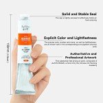 Paul Rubens Oil Paint, 12 Neon Colors with High Saturation, 50ml Large Tubes, Faster Drying Time, Art Supplies for Artists, Students, Beginners