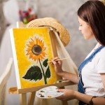 U.S. Art Supply Square Stretched Canvas for Painting 10x10 inch Gallery Depth 1-1/2" Thick, 5-Pack - 12oz Acrylic Gesso Triple Primed, Professional Artist Quality, 100% Cotton - Pouring, Oil Paint