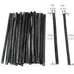 BLLNDX Charcoal Sticks 25PCS 5-7mm Dia Black Vine Willow Sketch Charcoal Pencils for Drawing, Sketching, and Fine Art