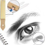 Heshengping - Blending Stump, 15 Pack has Art Eraser Extender Sandpaper, Paper Blending Stumps for Drawing Shading Pencils for Sketching, Blending Pencil, Blending Sticks for Student Artist