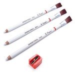 Pasler® Eraser Pencils 7802 Perfection Detail Eraser Pencil with Brush and Sharpener, Perfect for sketches and Coloured Illustrations (4- pack)