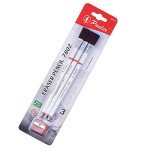 Pasler® Eraser Pencils 7802 Perfection Detail Eraser Pencil with Brush and Sharpener, Perfect for sketches and Coloured Illustrations (4- pack)