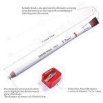 Pasler® Eraser Pencils 7802 Perfection Detail Eraser Pencil with Brush and Sharpener, Perfect for sketches and Coloured Illustrations (4- pack)