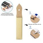 Heshengping - Blending Stump, 15 Pack has Art Eraser Extender Sandpaper, Paper Blending Stumps for Drawing Shading Pencils for Sketching, Blending Pencil, Blending Sticks for Student Artist