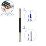 Heshengping - Blending Stump, 15 Pack has Art Eraser Extender Sandpaper, Paper Blending Stumps for Drawing Shading Pencils for Sketching, Blending Pencil, Blending Sticks for Student Artist