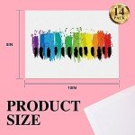 ESRICH Canvases for Painting 8x10In,14 Pack Blank Canvas Boards Bulk - Cotton Art Canvas for Oil, Acrylic & Watercolor Painting.