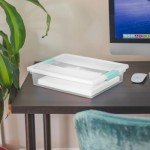 Sterilite 6-Pack Clip Box, Clear Storage for Crafts, Supplies and Office Items, Large