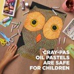 SAKURA Cray-Pas Junior Artist Oil Pastel Set - Soft Oil Pastels for Kids & Artists - 50 Sticks