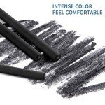 MyLifeUNIT Willow Charcoal Sticks, 4 Pack Vine Charcoal Pencils for Artists Drawing (48 PCS)