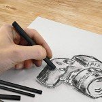 MyLifeUNIT Willow Charcoal Sticks, 4 Pack Vine Charcoal Pencils for Artists Drawing (48 PCS)