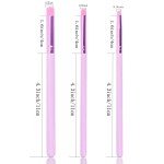 Yoseng Detailed Ink Blending Brushes for Card Making(15 pcs),Dry Brush Miniature Painting,Art Blending Tool for Ink Blending,Use with Intricate Stencils,Deal with Small Details(5 Colors)