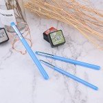 Yoseng Detailed Ink Blending Brushes for Card Making(15 pcs),Dry Brush Miniature Painting,Art Blending Tool for Ink Blending,Use with Intricate Stencils,Deal with Small Details(5 Colors)