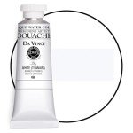 DA VINCI PAINTS Professional Artist Gouache Paint, White, 37mL