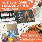 Castle Art Supplies 24 x 12ml Oil Paint Set | Great Value Set for Adult Artists, Beginners and Advanced | Vibrant Variety of Smooth-to-use Colors | In Impressive Presentation Box With Tutorial (New)