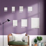 PUOPOSTY 32-Pack Canvas Boards for Painting – 4 Each of 11x14, 8x10, 5x7, 6x8, 6x6, 4x4, and 8 of 4x6 – 100% Cotton Primed Art Supplies for Kids & Adults – Ideal for Acrylic & Oil