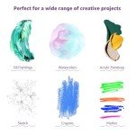 PUOPOSTY 32-Pack Canvas Boards for Painting – 4 Each of 11x14, 8x10, 5x7, 6x8, 6x6, 4x4, and 8 of 4x6 – 100% Cotton Primed Art Supplies for Kids & Adults – Ideal for Acrylic & Oil