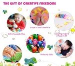 Air Dry Modeling Clay Kit - 24 Colors with 3 Sculpting Tools - Magic Foam Clay for Kids & Adults - DIY Molding Gift for Boys & Girls